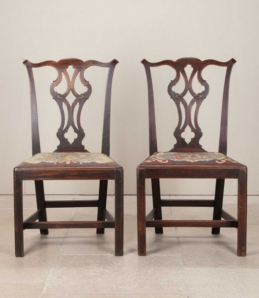 Pair of 18th Century George III Mahogany Chairs CH0943513