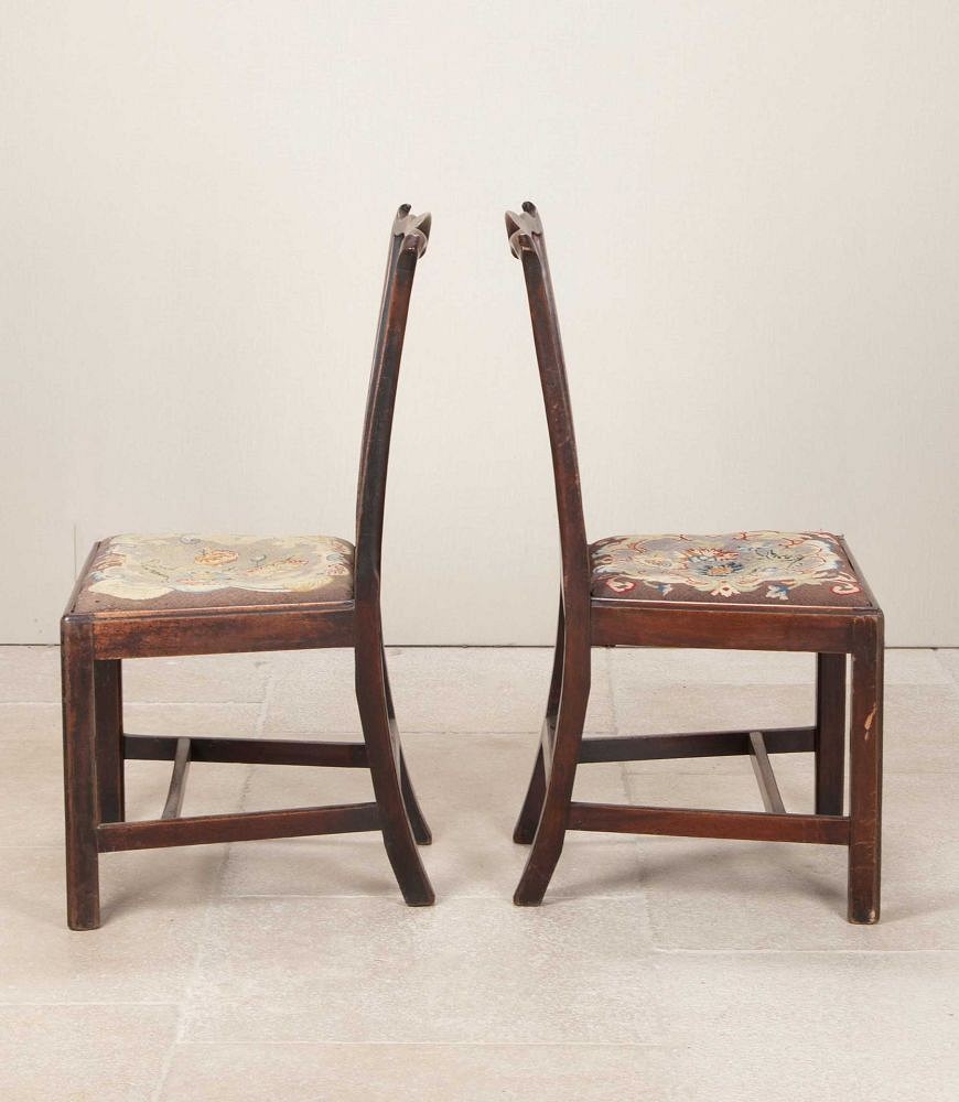 Pair of 18th Century George III Mahogany Chairs CH0943513