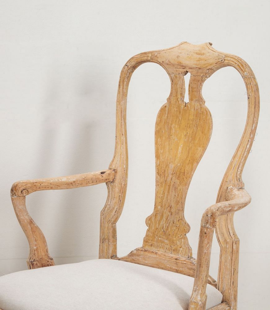 Pair of Late 18th Century Swedish Rococo Period Armchairs CH1341576