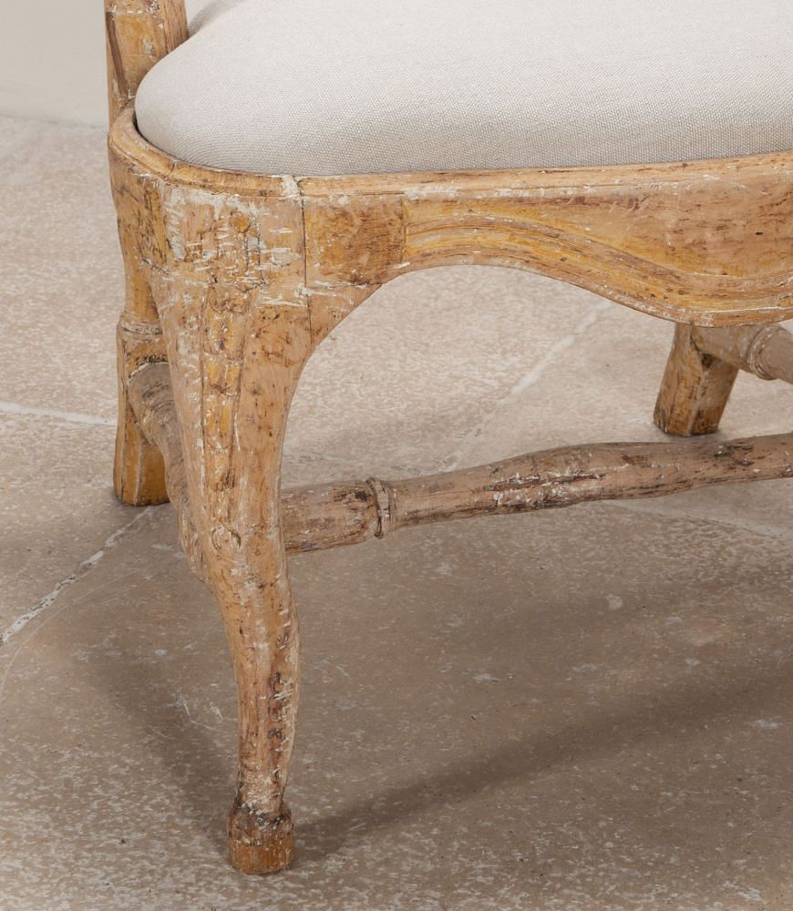 Pair of Late 18th Century Swedish Rococo Period Armchairs CH1341576