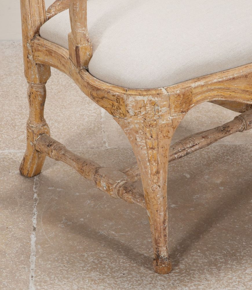 Pair of Late 18th Century Swedish Rococo Period Armchairs CH1341576