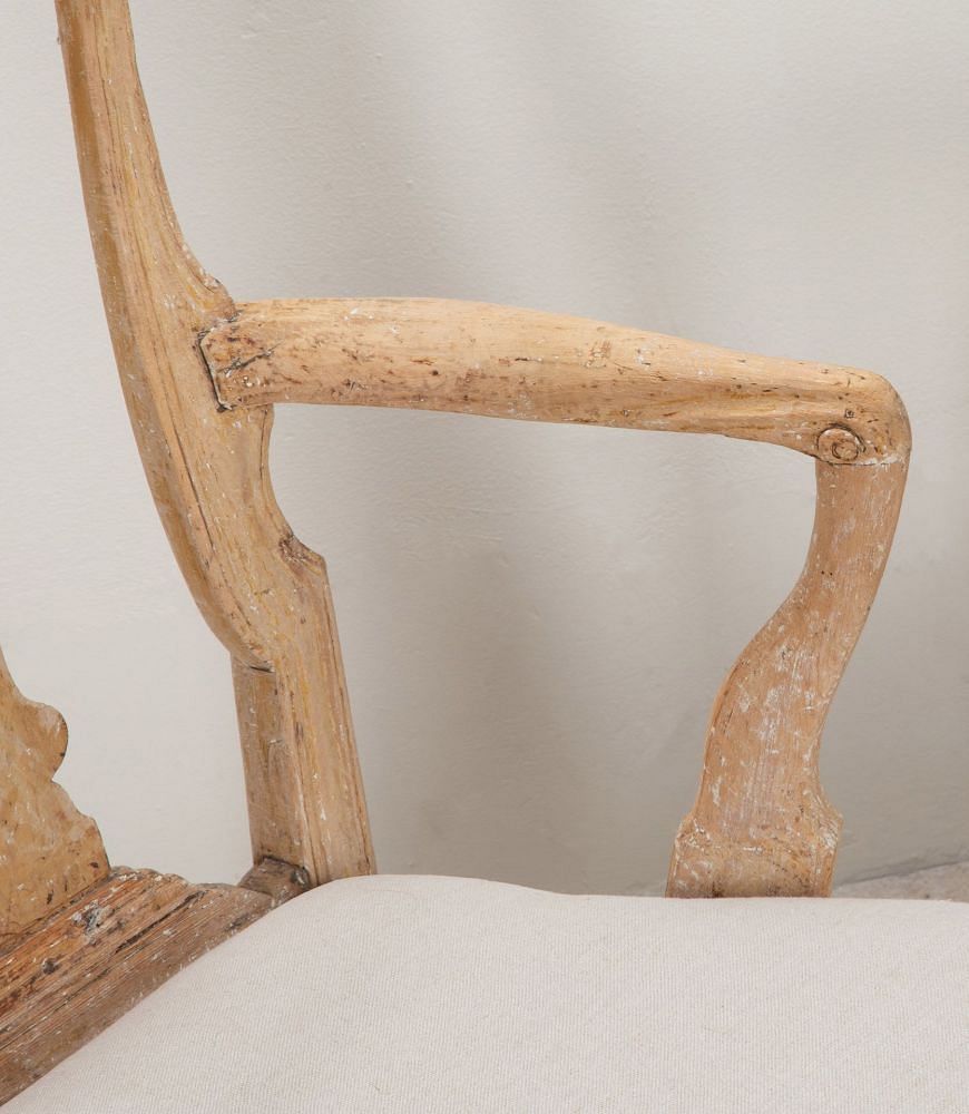 Pair of Late 18th Century Swedish Rococo Period Armchairs CH1341576