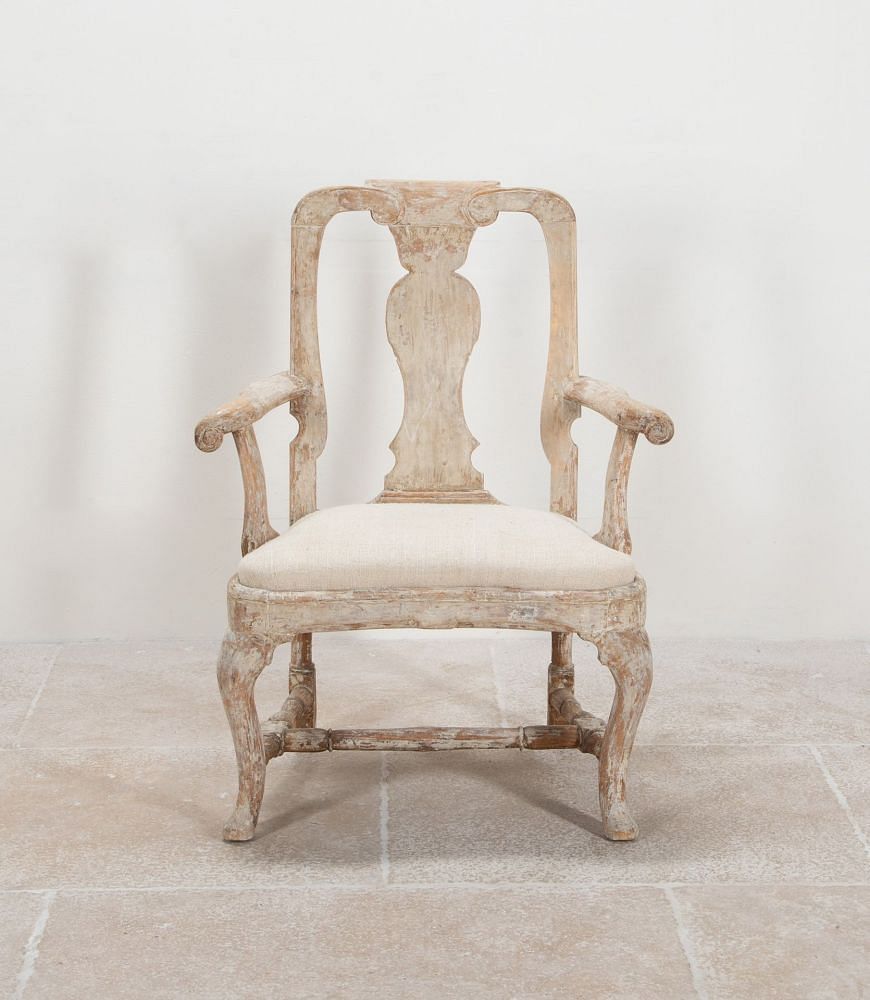 Late 18th Century Swedish Rococo Period Armchair CH1341577