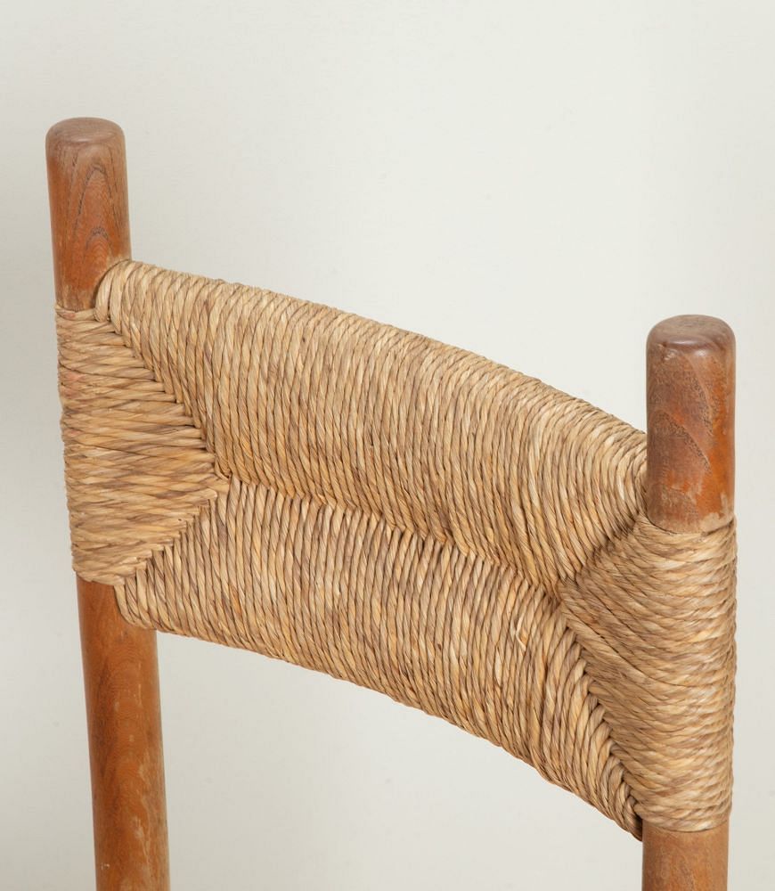 Pair of 20th Century French Charlotte Perriand Style Side Chairs CH2942478