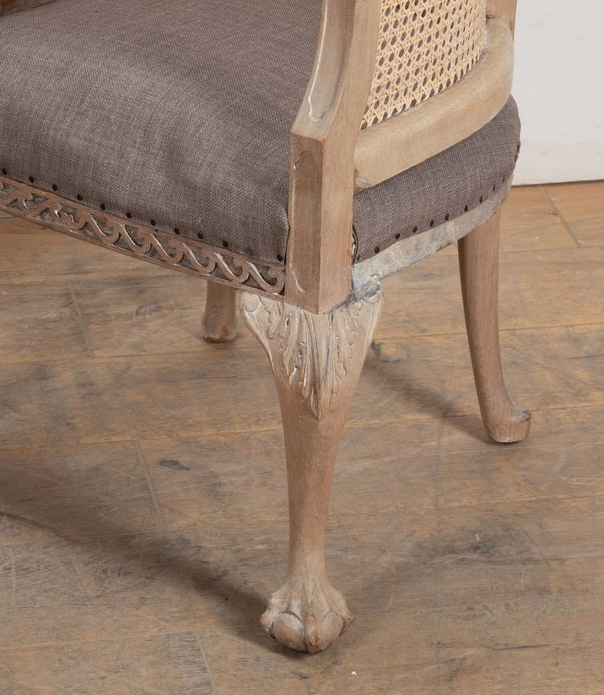 Pair of 20th Century English Bergère Armchairs CH3641163