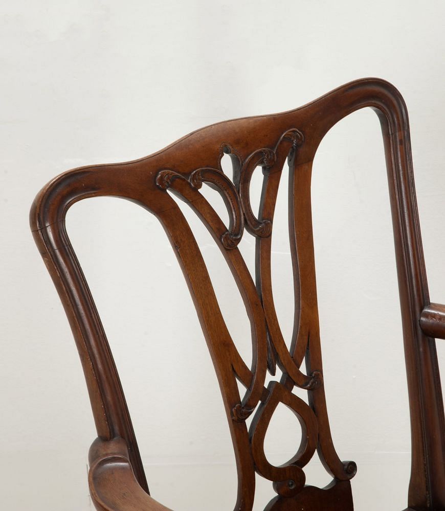 Late 18th Century English Mahogany George III Chair CH4141930