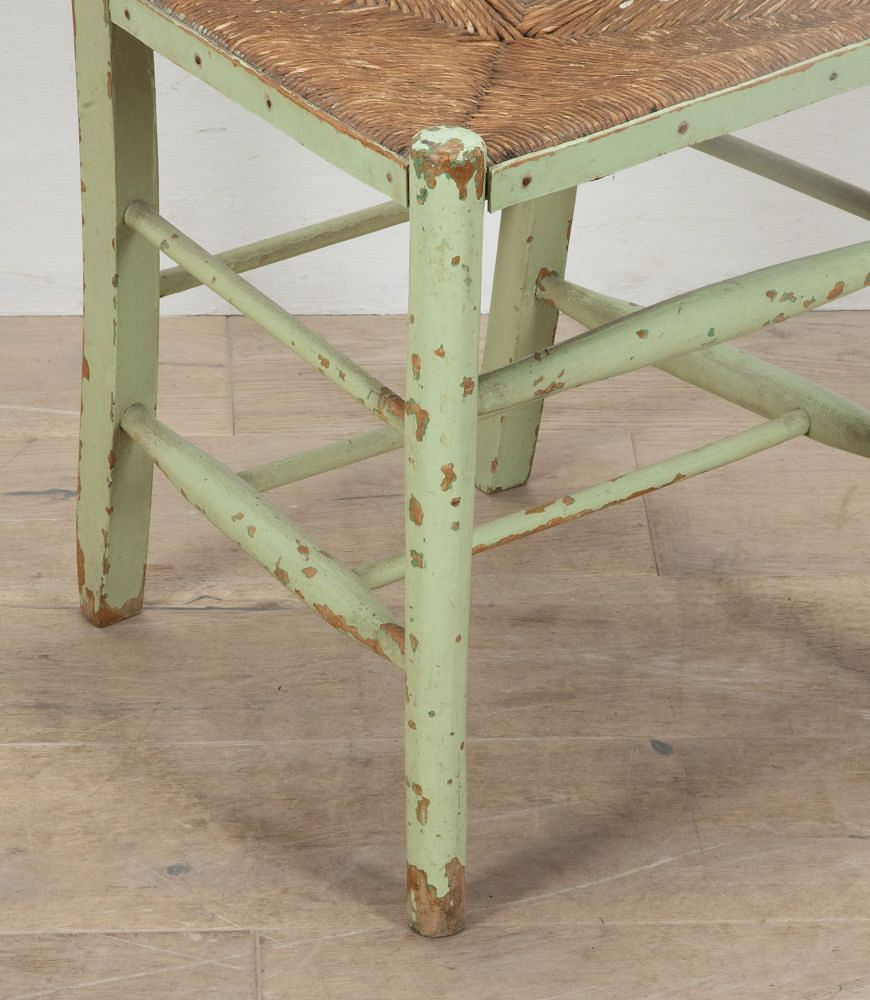 Early 20th Century English Green Painted Child's Chair CH4239884