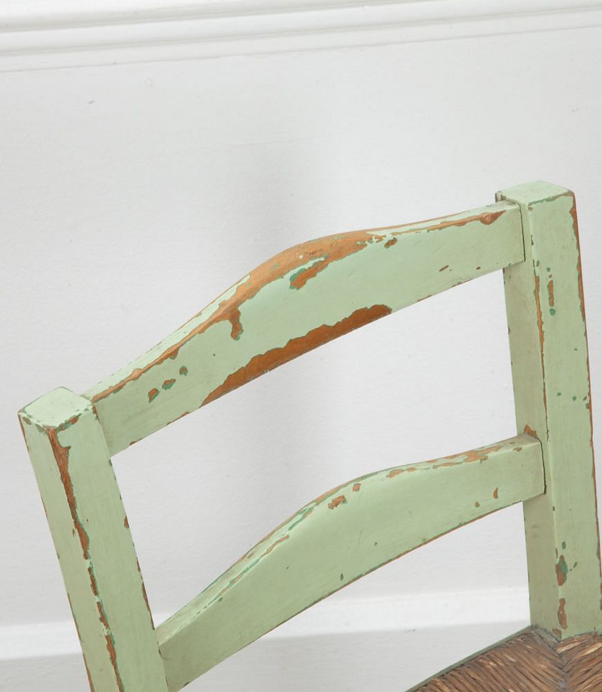 Early 20th Century English Green Painted Child's Chair CH4239884