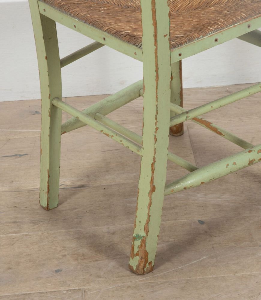 Early 20th Century English Green Painted Child's Chair CH4239884