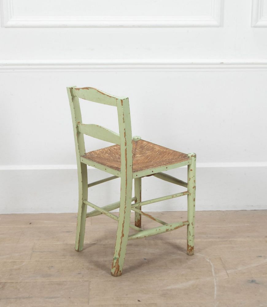 Early 20th Century English Green Painted Child's Chair CH4239884