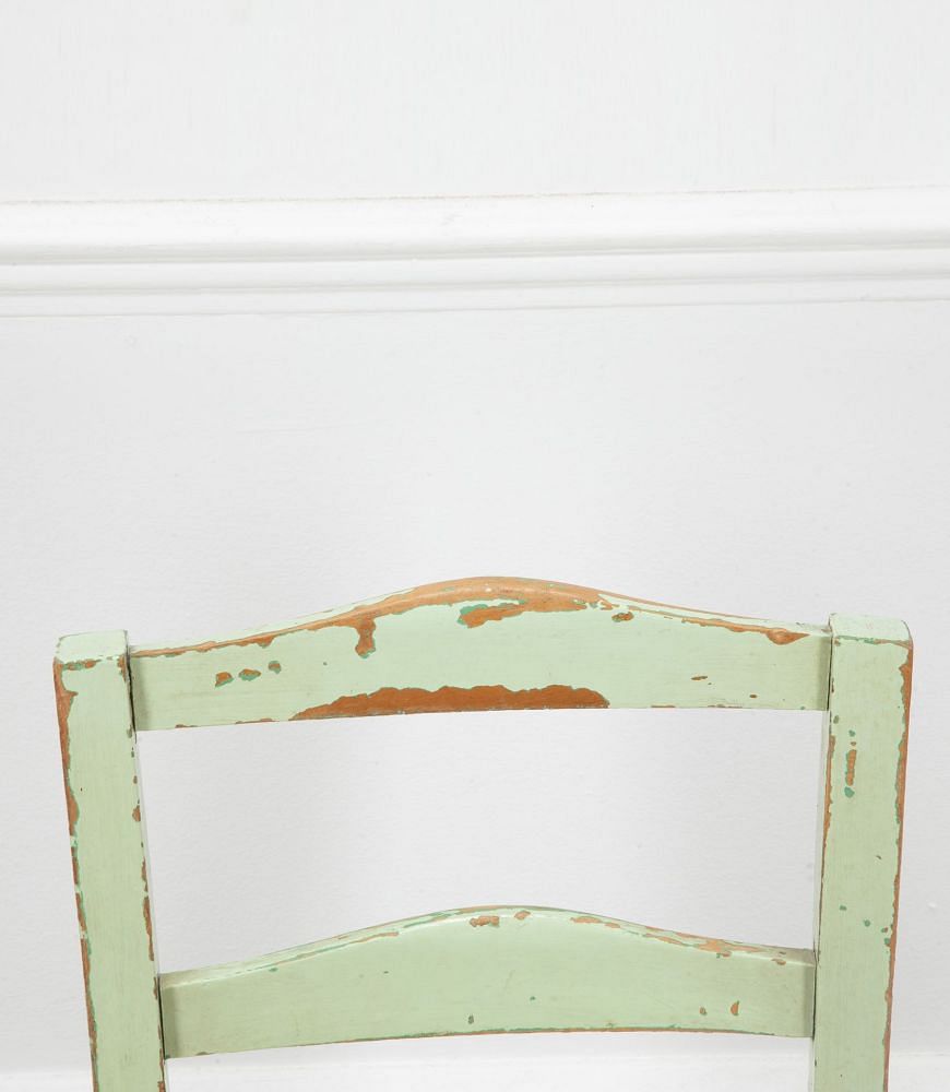 Early 20th Century English Green Painted Child's Chair CH4239884