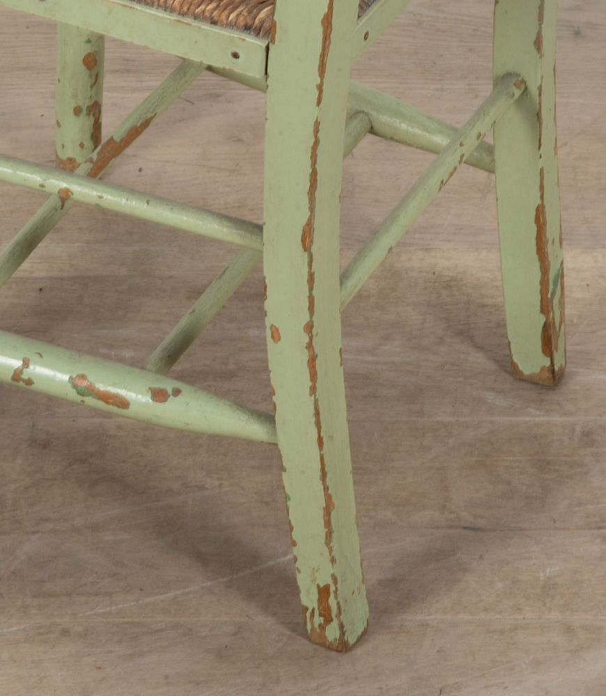 Early 20th Century English Green Painted Child's Chair CH4239884
