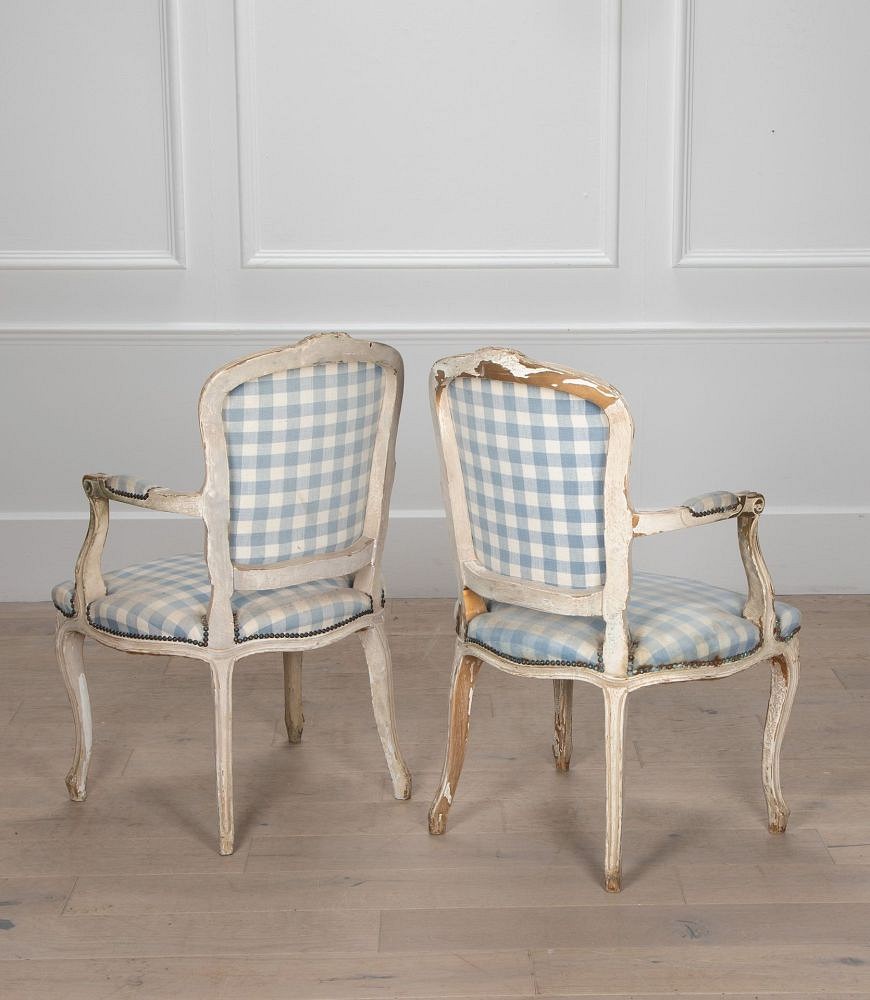 Pair of 19th Century French Bergeres Armchairs CH4439351