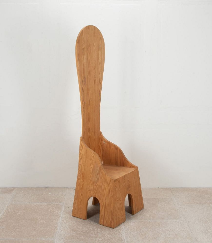 20th Century Italian Mario Ceroli Fratina Chair CH4641837
