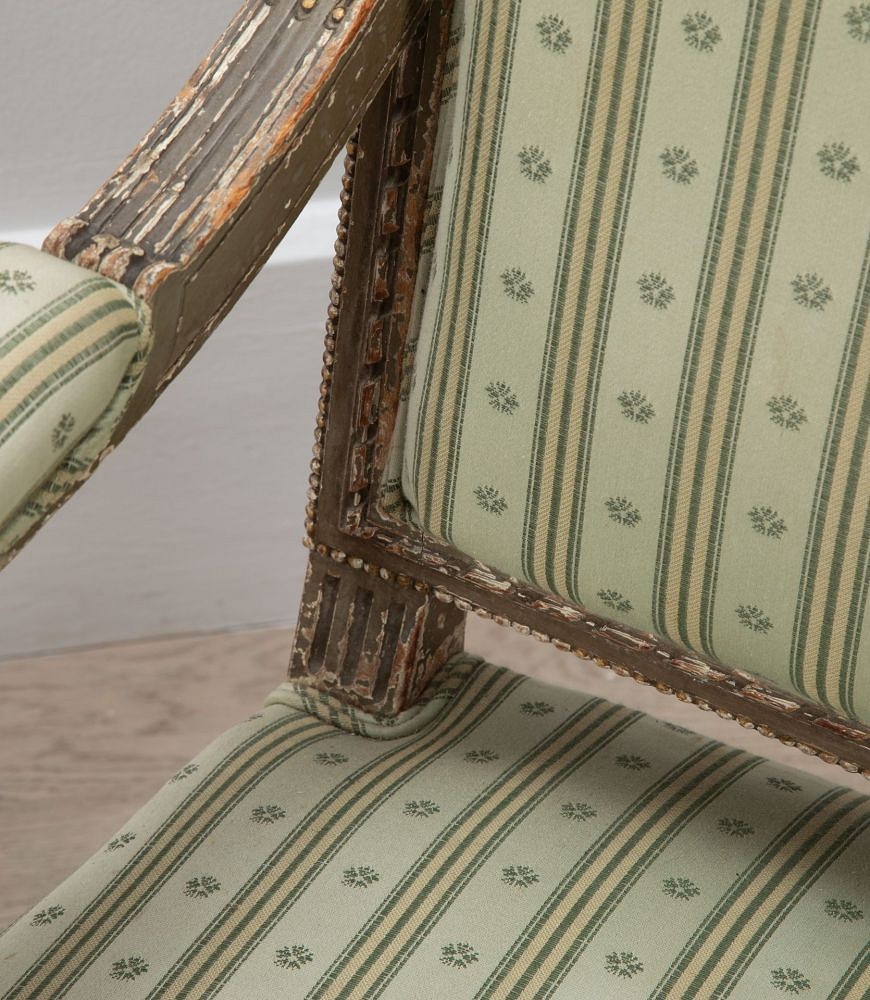 Pair of 19th Century French Painted Chairs CH5236070