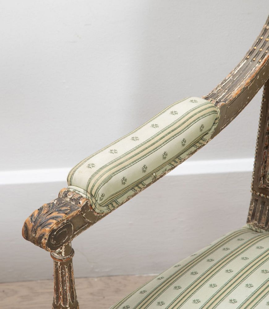 Pair of 19th Century French Painted Chairs CH5236070