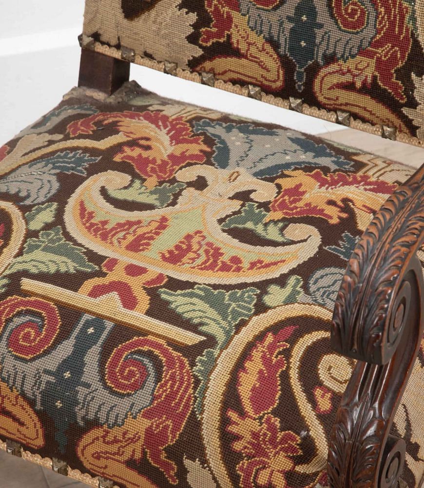 Pair Of French Tapestry Armchairs CH5238162