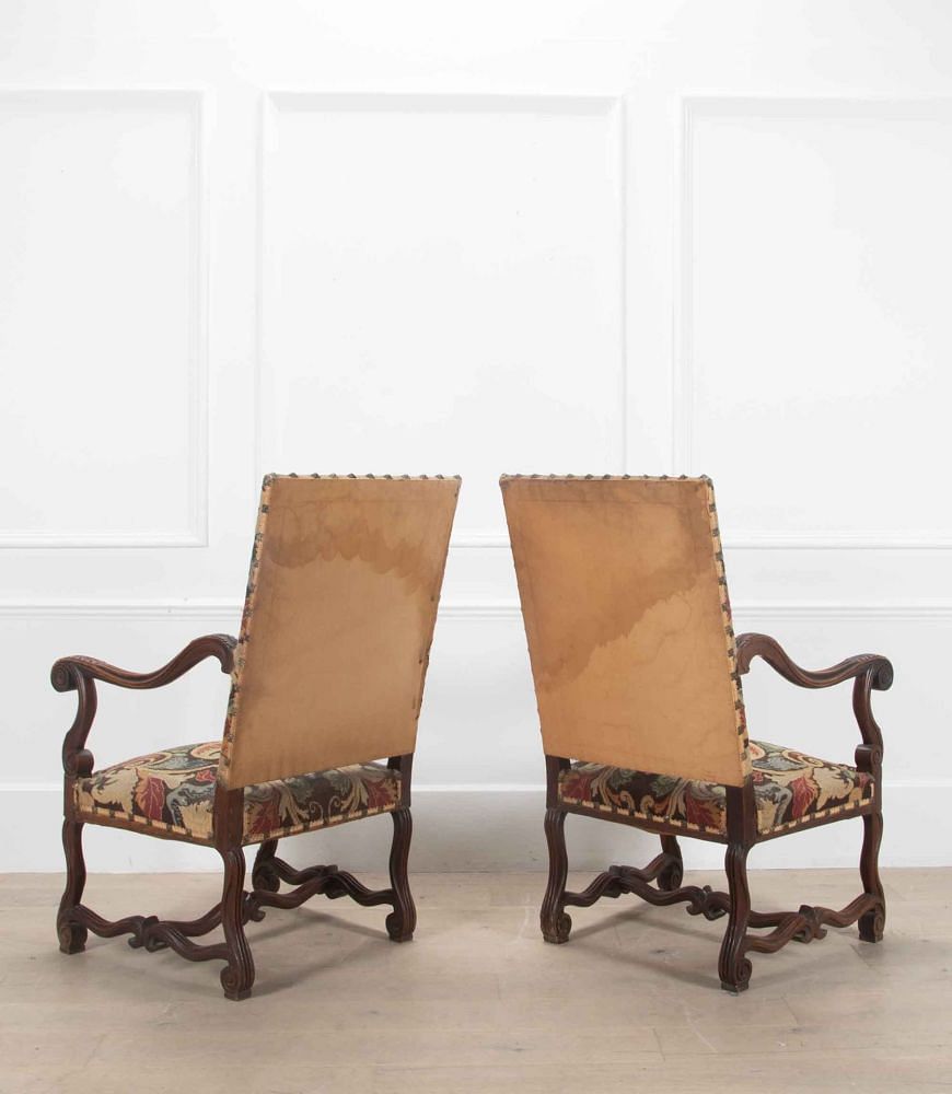 Pair Of French Tapestry Armchairs CH5238162