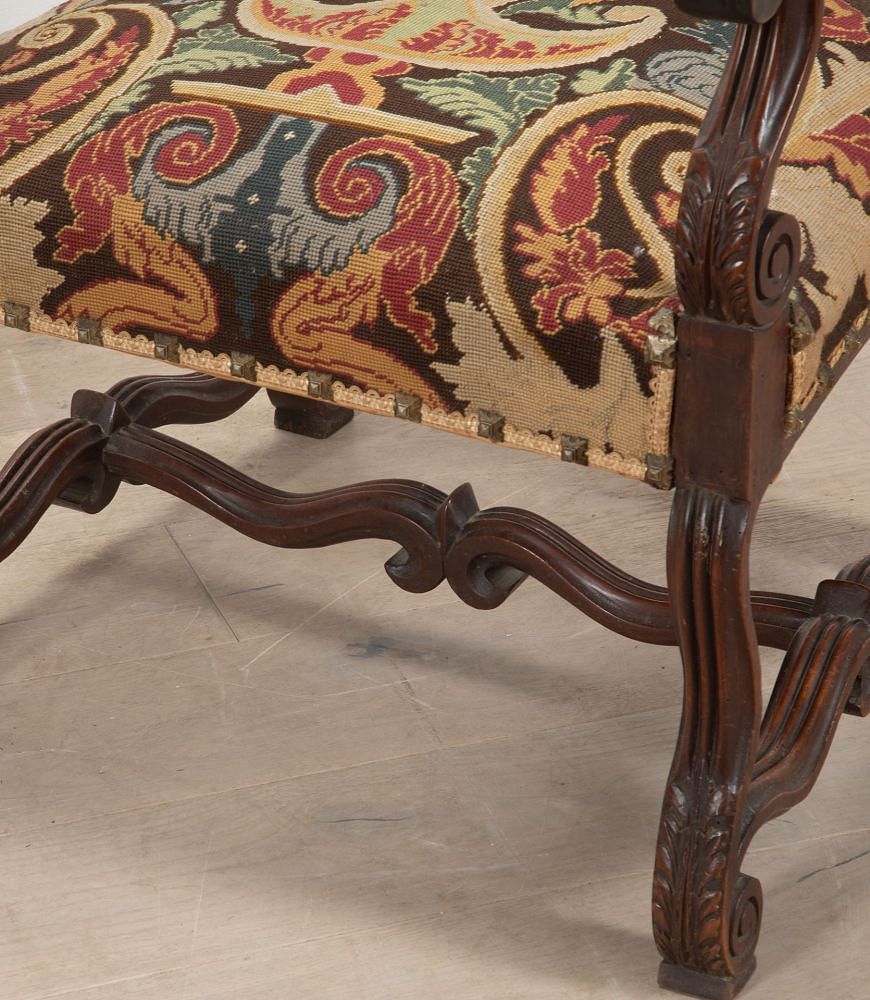 Pair Of French Tapestry Armchairs CH5238162