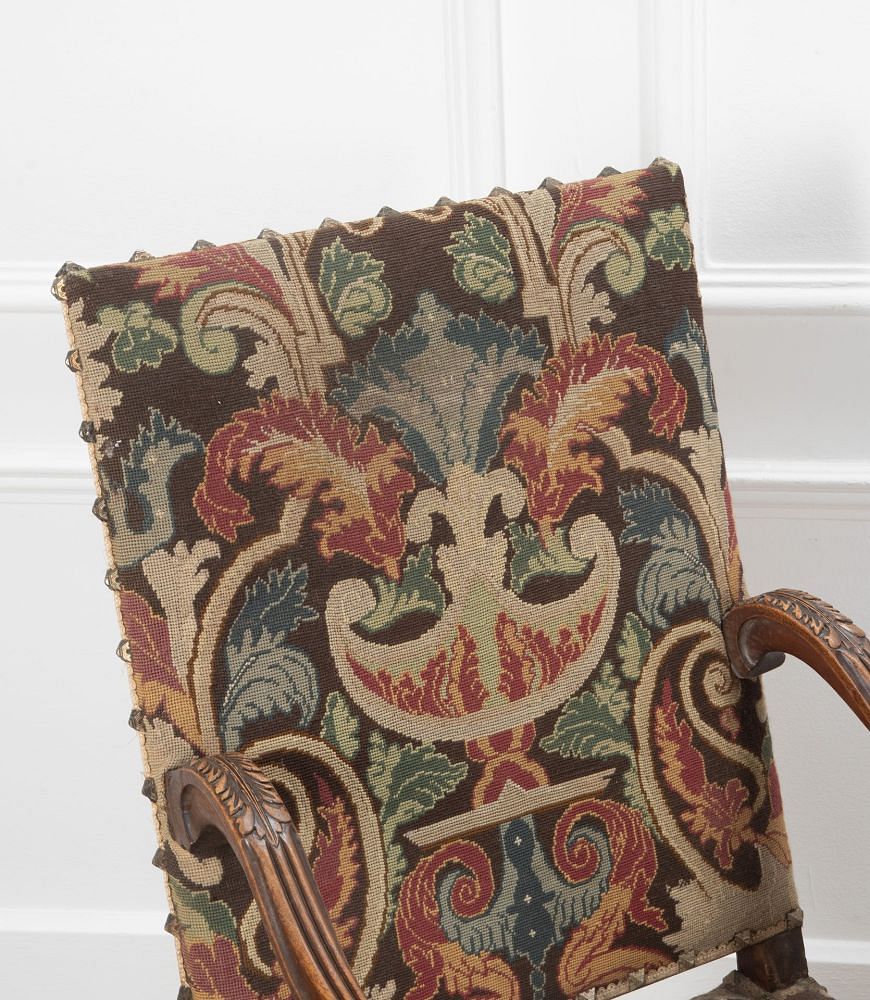 Pair Of French Tapestry Armchairs CH5238162