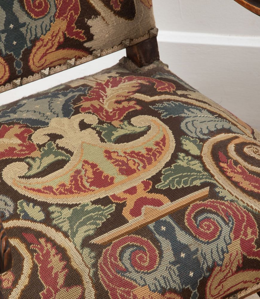 Pair Of French Tapestry Armchairs CH5238162