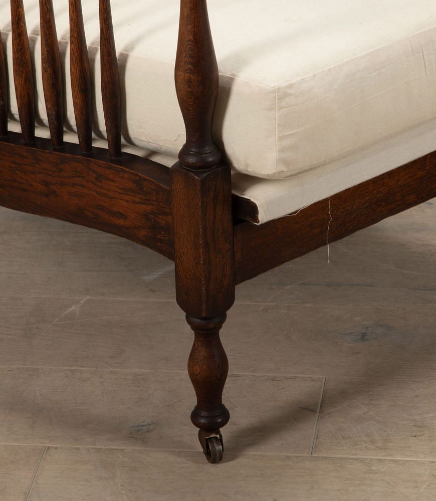 Pair of 19th Century Wylie & Lochhead Reclining Oak Chairs CH7040592