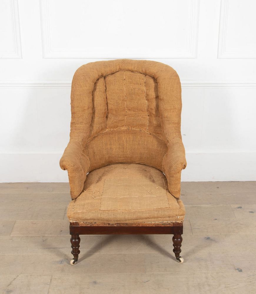 19th Century French Metal Frame Armchair CH7236161