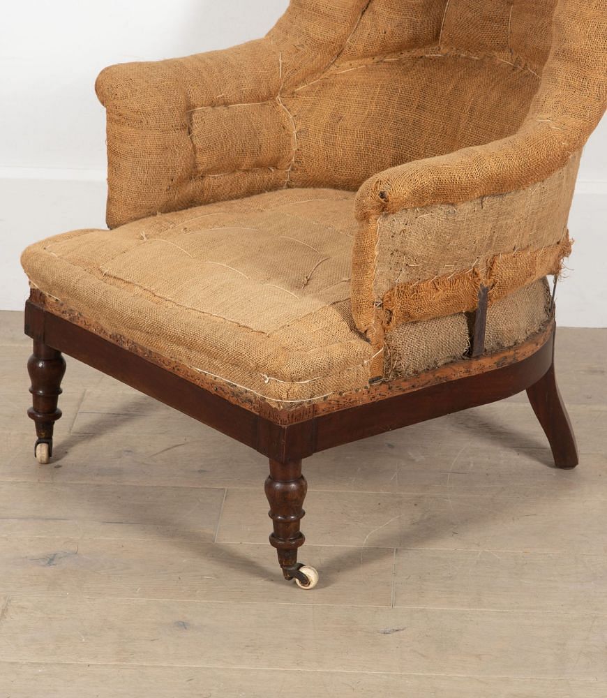 19th Century French Metal Frame Armchair CH7236161