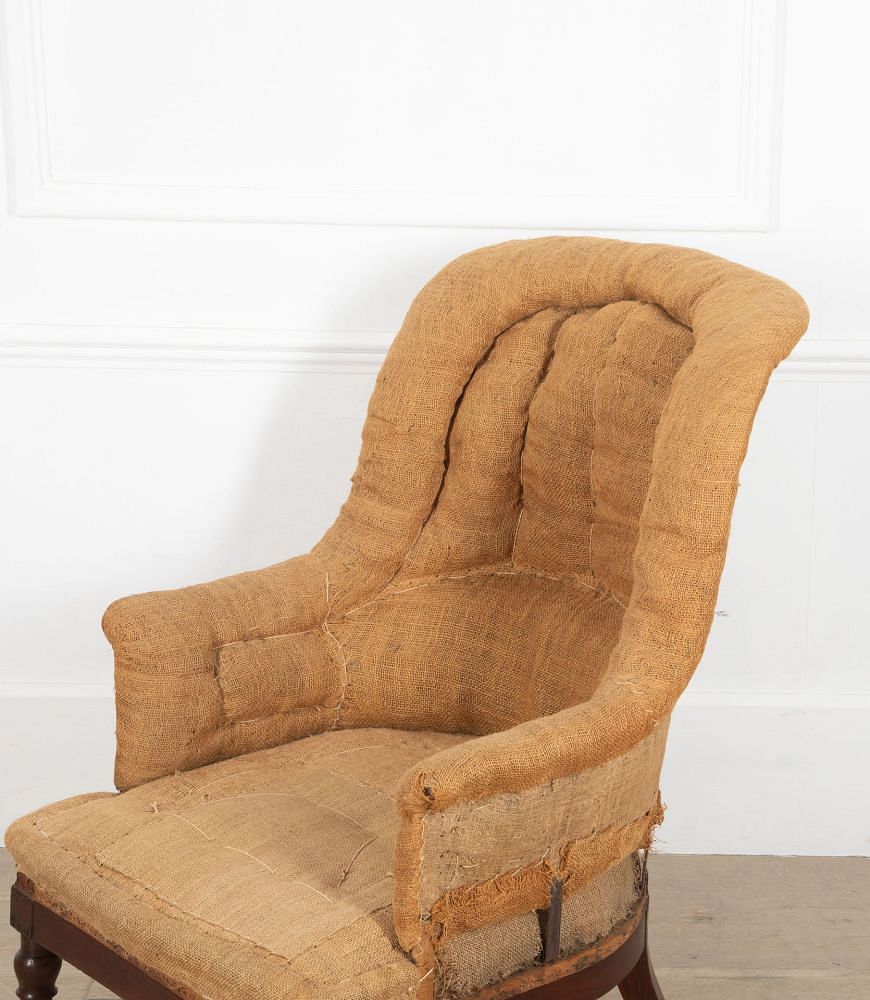 19th Century French Metal Frame Armchair CH7236161