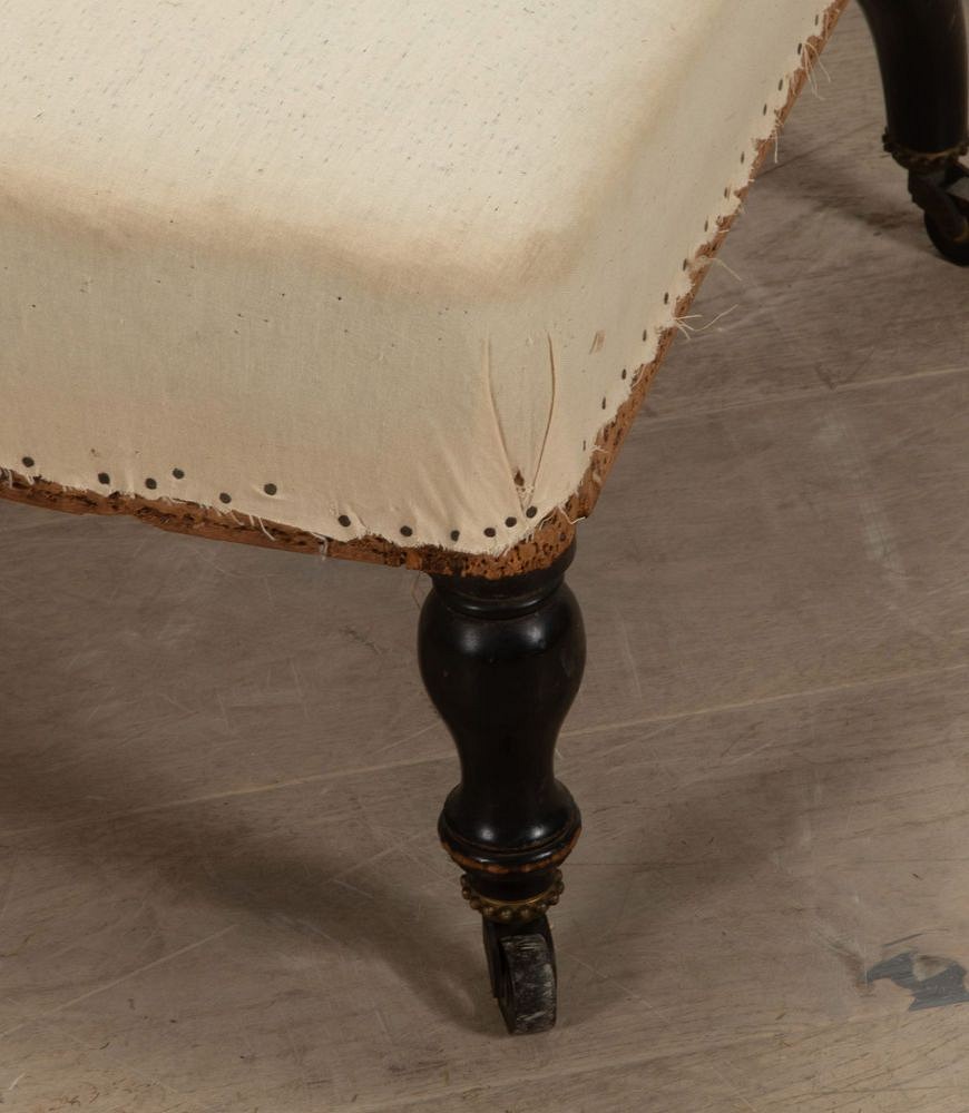 Pair of 19th Century French Scroll Back Chaffeuse Armchairs CH7241187