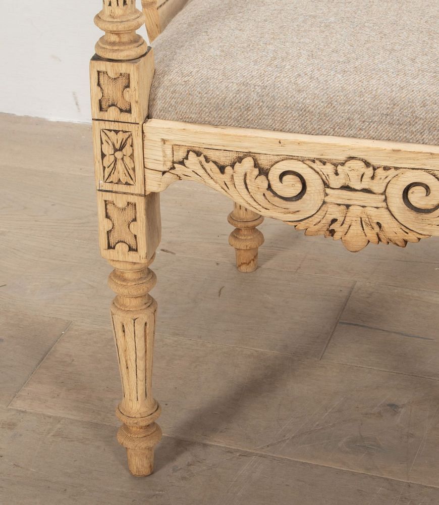 Pair of 19th Century Bleached Oak Corner Chairs CH8438189