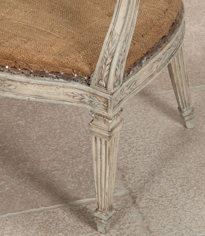 Pair of 19th Century Italian Painted Armchairs CH9242180