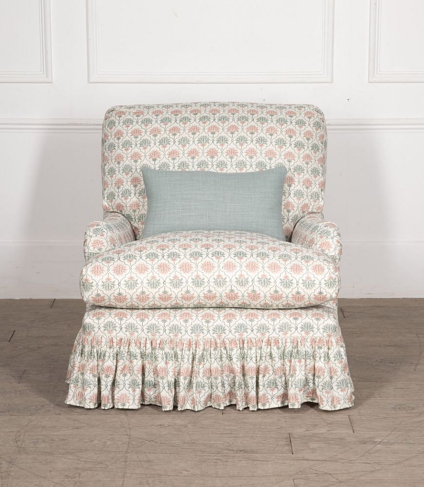 Kingston Armchair | Loose Cover Ruffled Skirt - Made to Order CH9543117