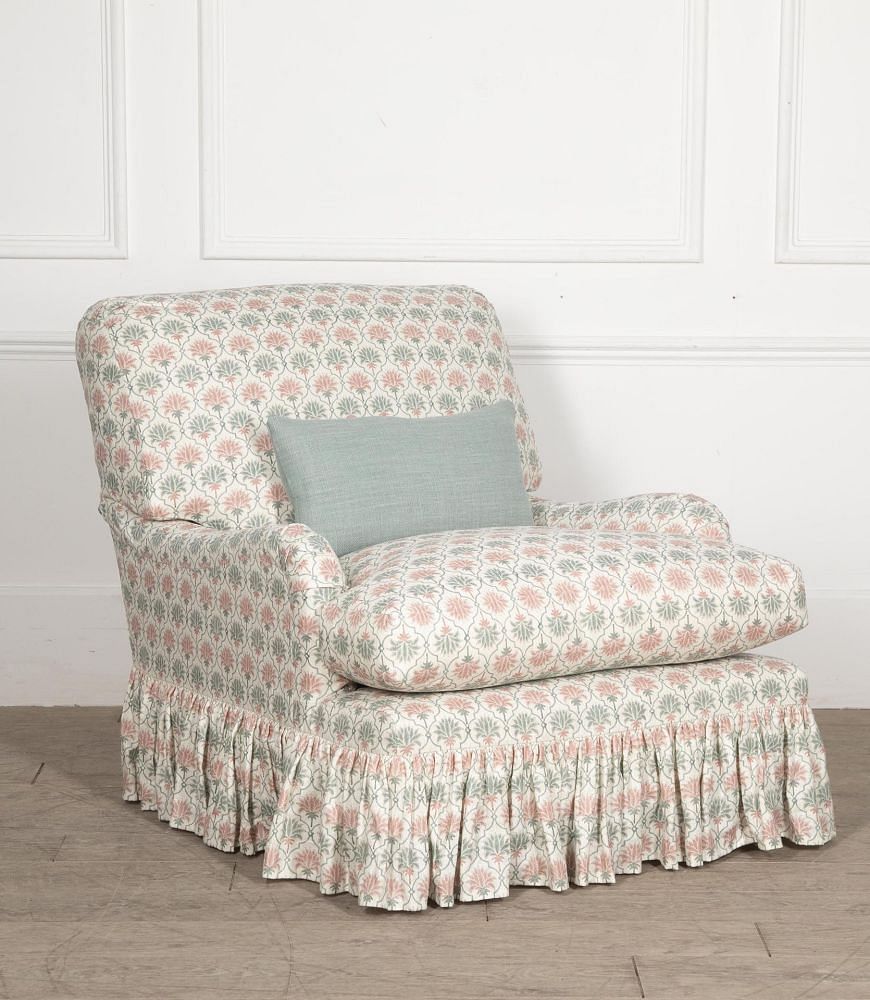 Kingston Armchair | Loose Cover Ruffled Skirt - Made to Order CH9543117