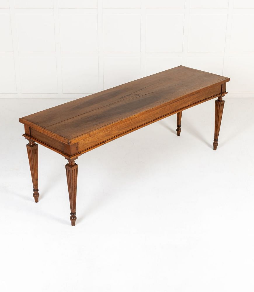 Large Pair of 18th Century Italian Walnut Serving Tables CO0642909