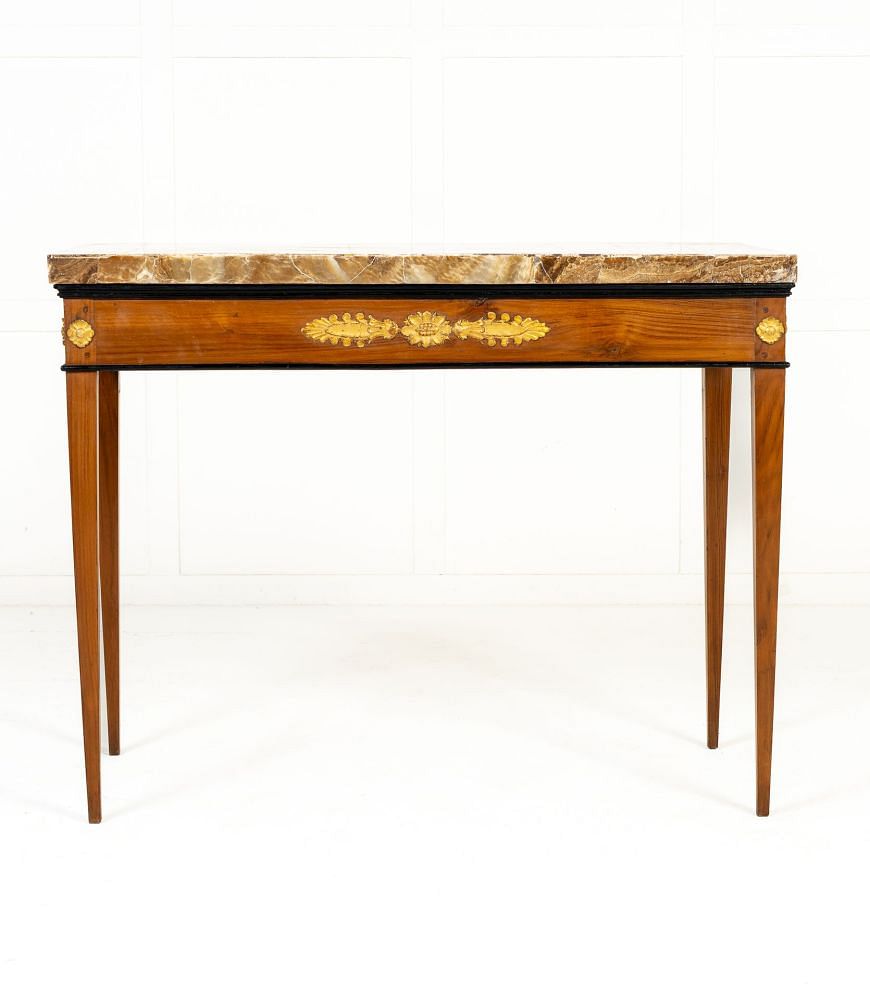 Pair of 18th Century Italian Cherrywood Consoles CO0642911