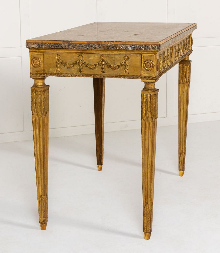 Pair of 18th Century Italian Giltwood Console Tables CO0642912