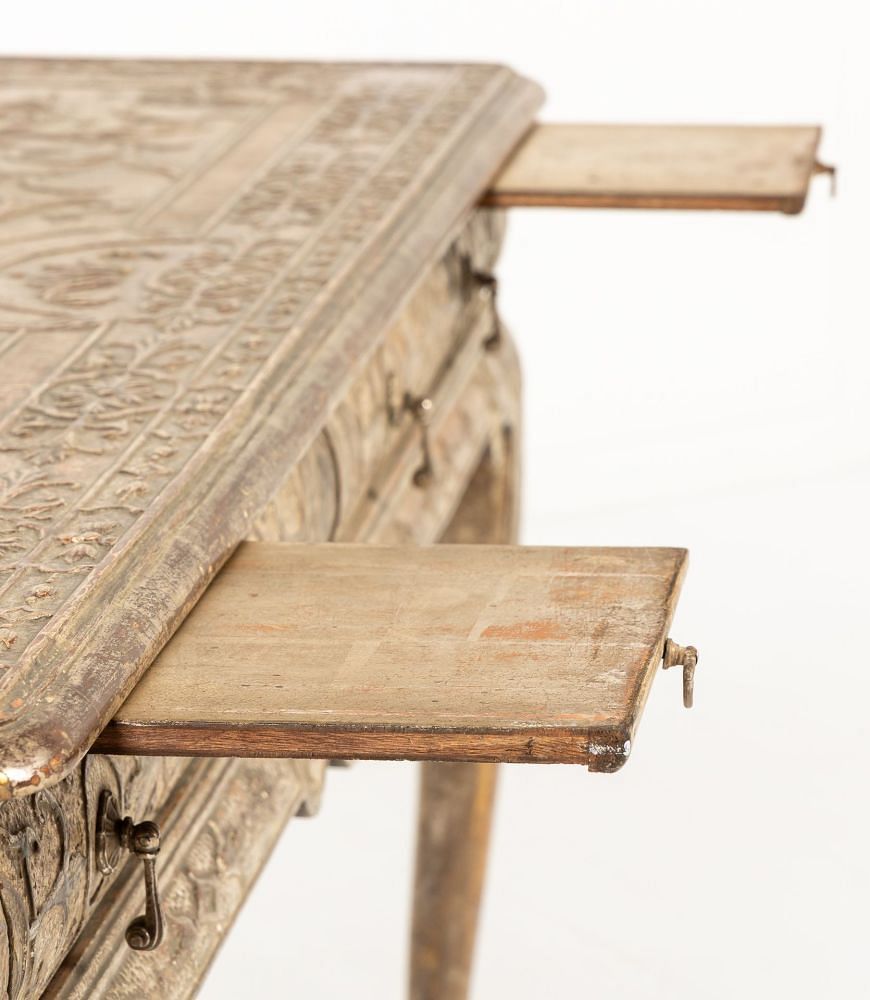 Large 19th Century English Silver Gilt Gesso Console Table CO0643146
