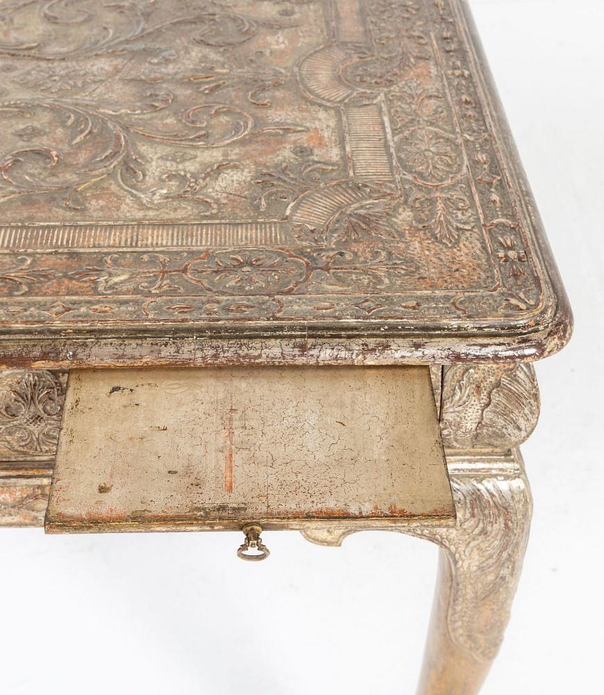 Large 19th Century English Silver Gilt Gesso Console Table CO0643146