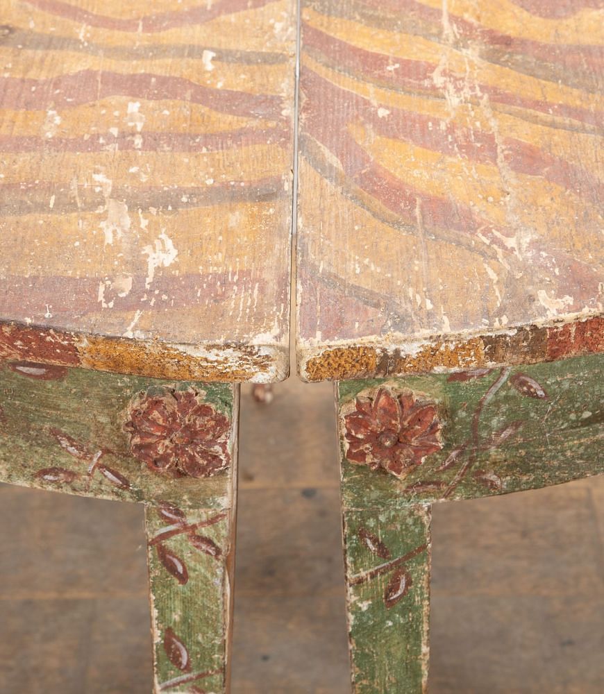 Pair of 19th Century Italian Demi Lune Tables CO0737709