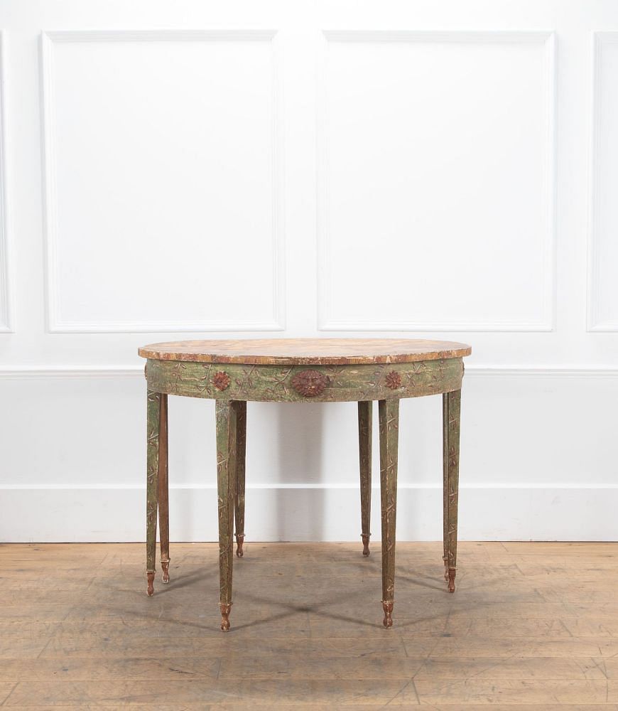 Pair of 19th Century Italian Demi Lune Tables CO0737709