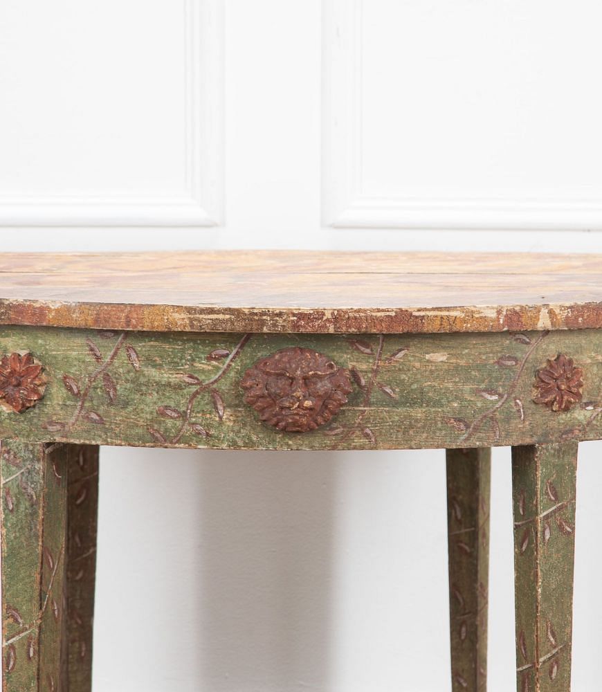 Pair of 19th Century Italian Demi Lune Tables CO0737709