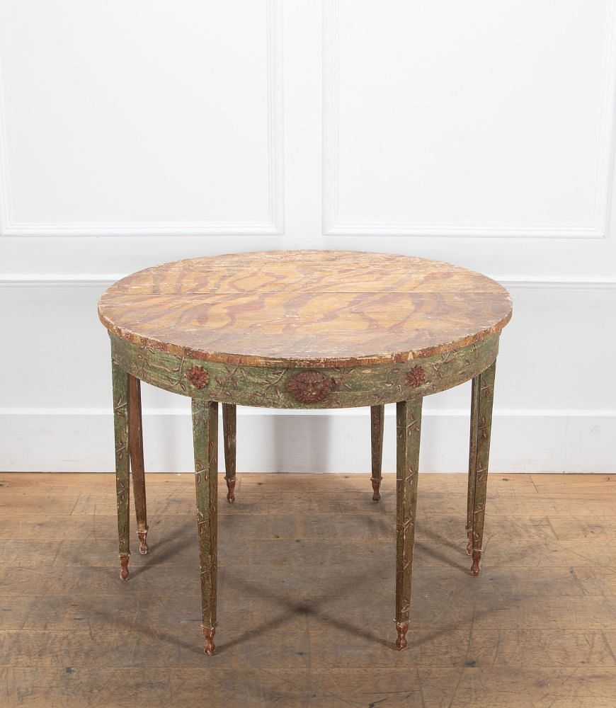 Pair of 19th Century Italian Demi Lune Tables CO0737709