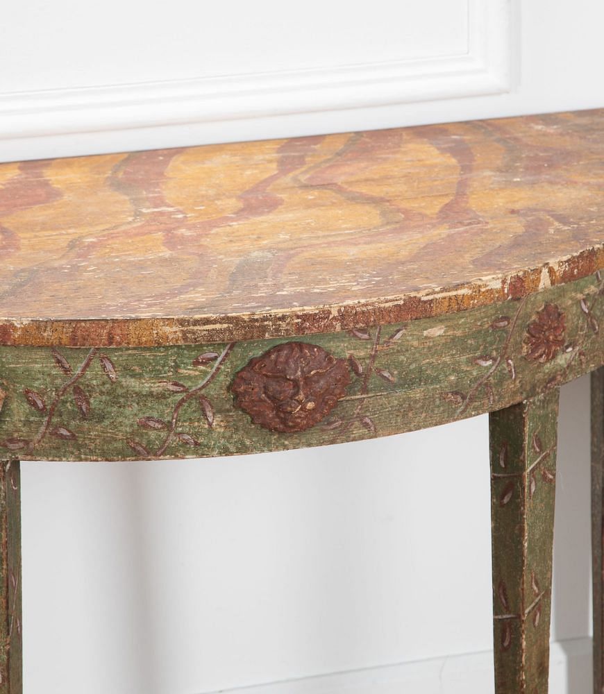 Pair of 19th Century Italian Demi Lune Tables CO0737709