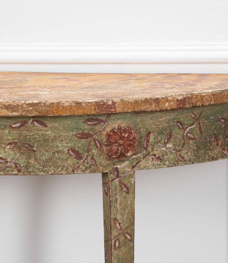 Pair of 19th Century Italian Demi Lune Tables CO0737709