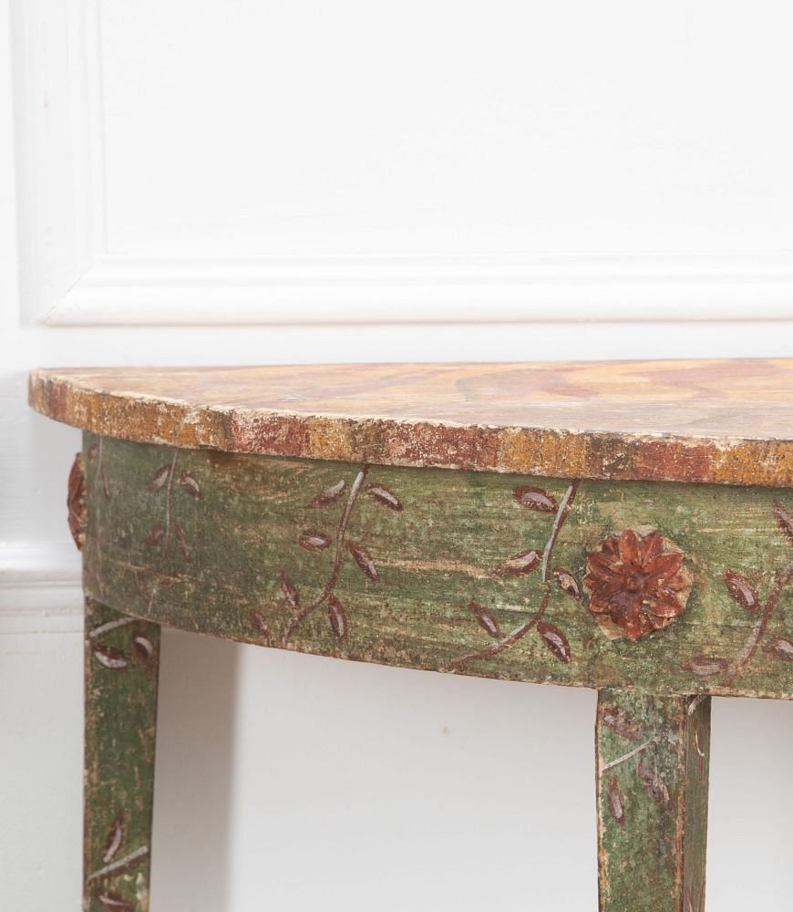 Pair of 19th Century Italian Demi Lune Tables CO0737709
