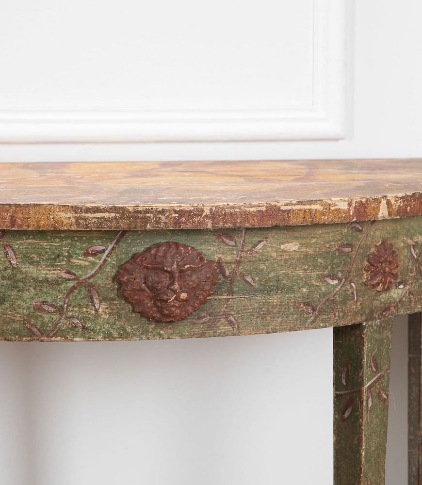 Pair of 19th Century Italian Demi Lune Tables CO0737709