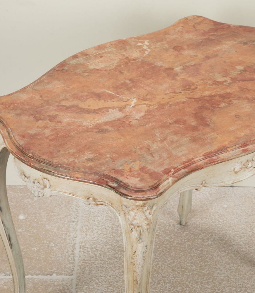 20th Century French Louis XV Revival Painted Side Table CO1542003