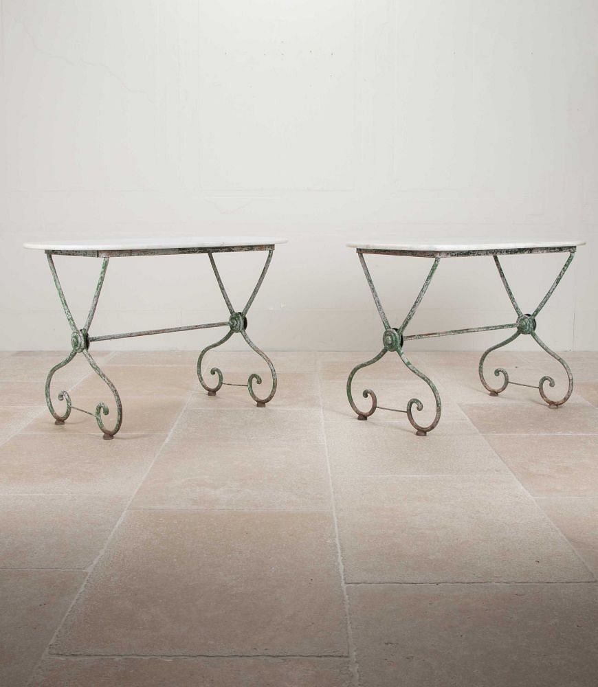 Pair of 19th Century French Oval Presentation Tables CO1542064