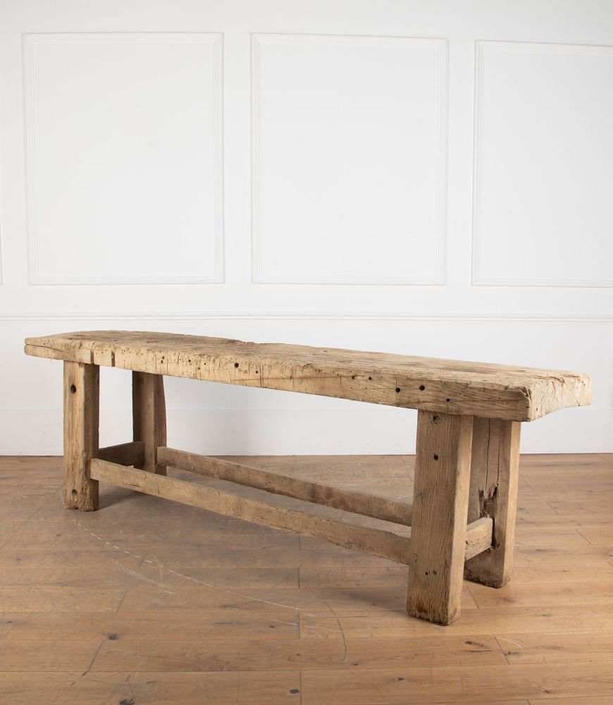 Large 19th Century French Country Workshop Bench Table CO2336300